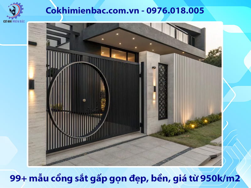 Tổng hợp 99+ mẫu cổng sắt gấp gọn đẹp, bền, giá từ 950k/m2 Tổng hợp 99+ mẫu cổng sắt gấp gọn đẹp, bền, giá từ 950k/m2