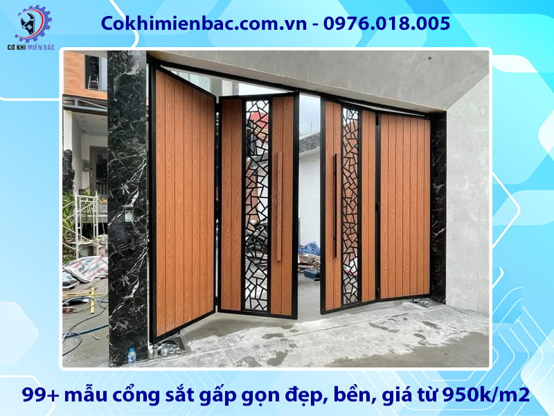 Tổng hợp 99+ mẫu cổng sắt gấp gọn đẹp, bền, giá từ 950k/m2 Tổng hợp 99+ mẫu cổng sắt gấp gọn đẹp, bền, giá từ 950k/m2