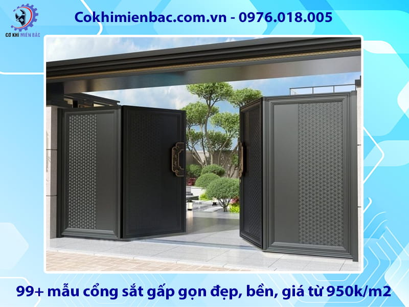 Tổng hợp 99+ mẫu cổng sắt gấp gọn đẹp, bền, giá từ 950k/m2 Tổng hợp 99+ mẫu cổng sắt gấp gọn đẹp, bền, giá từ 950k/m2