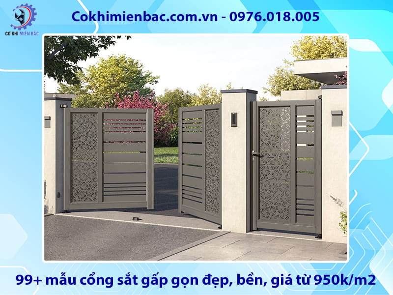 Tổng hợp 99+ mẫu cổng sắt gấp gọn đẹp, bền, giá từ 950k/m2 Tổng hợp 99+ mẫu cổng sắt gấp gọn đẹp, bền, giá từ 950k/m2