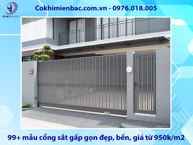 Tổng hợp 99+ mẫu cổng sắt gấp gọn đẹp, bền, giá từ 950k/m2 Tổng hợp 99+ mẫu cổng sắt gấp gọn đẹp, bền, giá từ 950k/m2