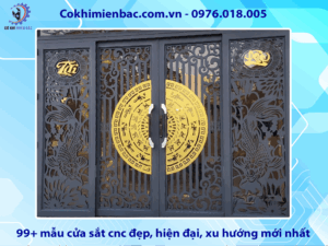 99+ mẫu cửa sắt cnc đẹp, hiện đại, xu hướng mới nhất