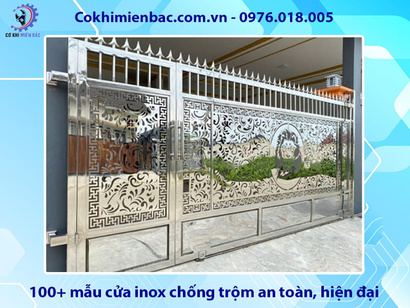 100+ mẫu cửa inox chống trộm an toàn, hiện đại năm 2026