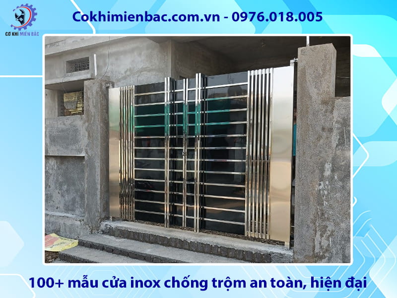 100+ mẫu cửa inox chống trộm an toàn, hiện đại năm 2026