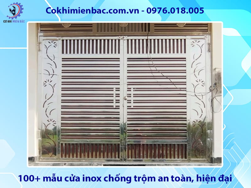 100+ mẫu cửa inox chống trộm an toàn, hiện đại năm 2026