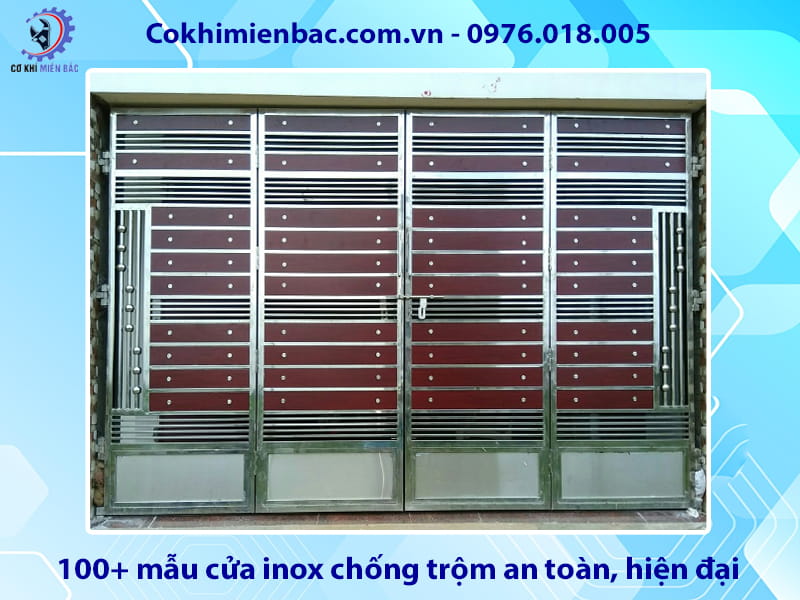 100+ mẫu cửa inox chống trộm an toàn, hiện đại năm 2026