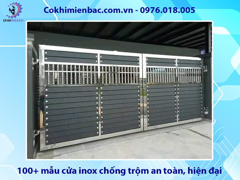 100+ mẫu cửa inox chống trộm an toàn, hiện đại năm 2026
