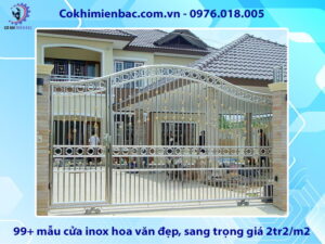 99+ mẫu cửa inox hoa văn đẹp, sang trọng giá 2tr2/m2