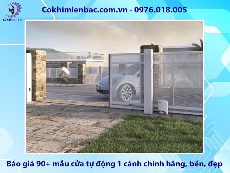 Báo giá 90+ mẫu cửa tự động 1 cánh chính hãng, bền, đẹp