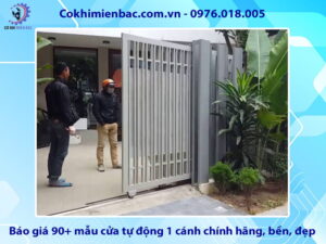Báo giá 90+ mẫu cửa tự động 1 cánh chính hãng, bền, đẹp