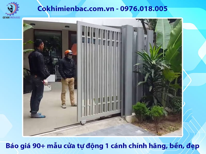 Báo giá 90+ mẫu cửa tự động 1 cánh chính hãng, bền, đẹp