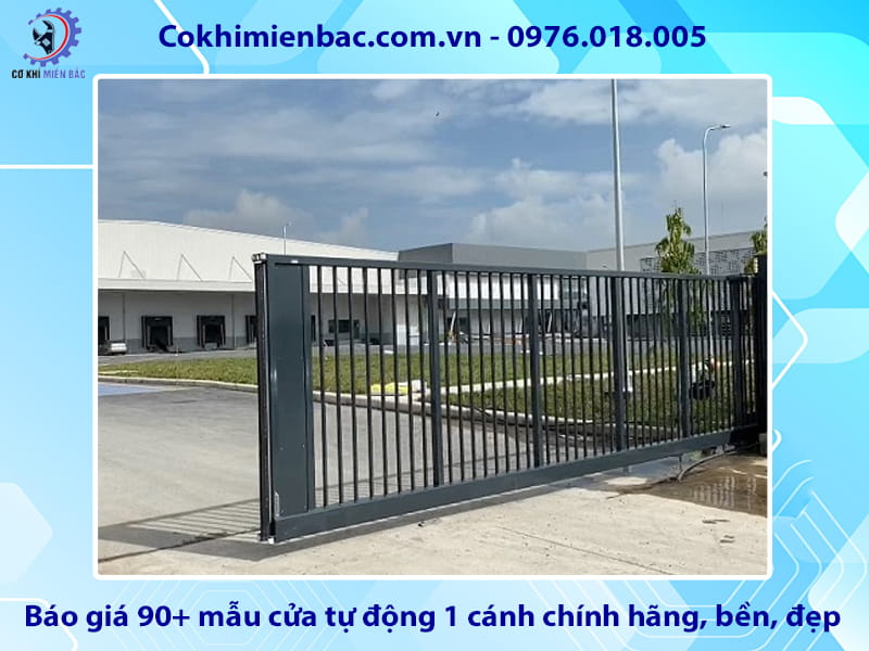 Báo giá 90+ mẫu cửa tự động 1 cánh chính hãng, bền, đẹp
