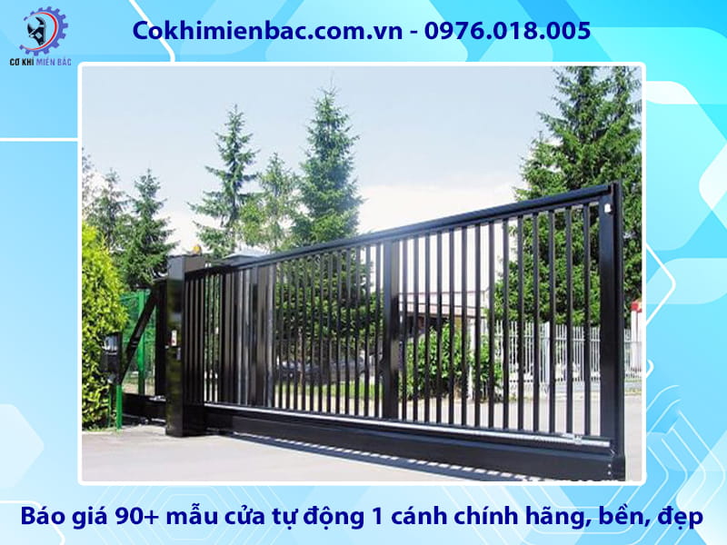 Báo giá 90+ mẫu cửa tự động 1 cánh chính hãng, bền, đẹp