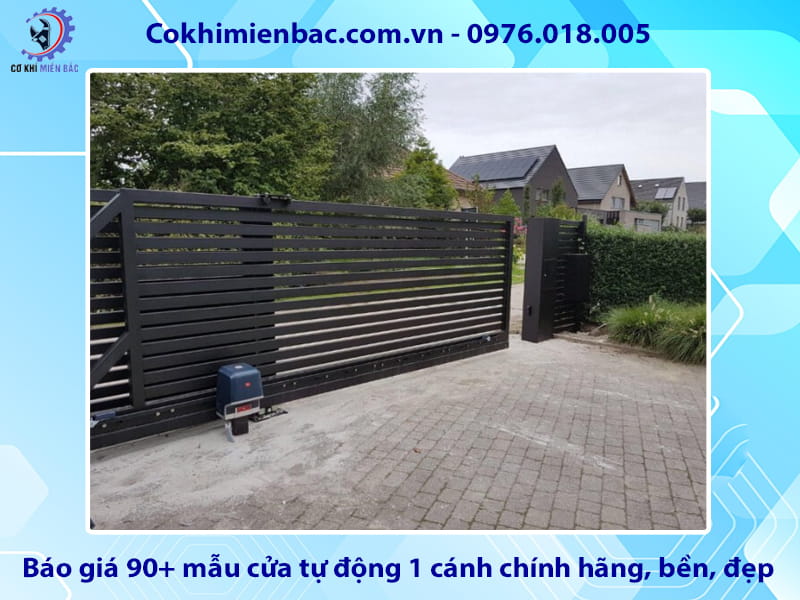 Báo giá 90+ mẫu cửa tự động 1 cánh chính hãng, bền, đẹp