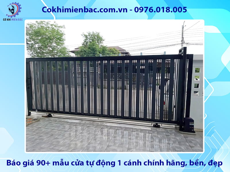 Báo giá 90+ mẫu cửa tự động 1 cánh chính hãng, bền, đẹp