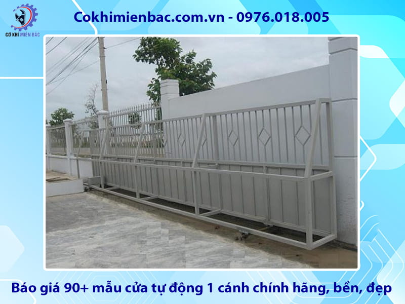 Báo giá 90+ mẫu cửa tự động 1 cánh chính hãng, bền, đẹp