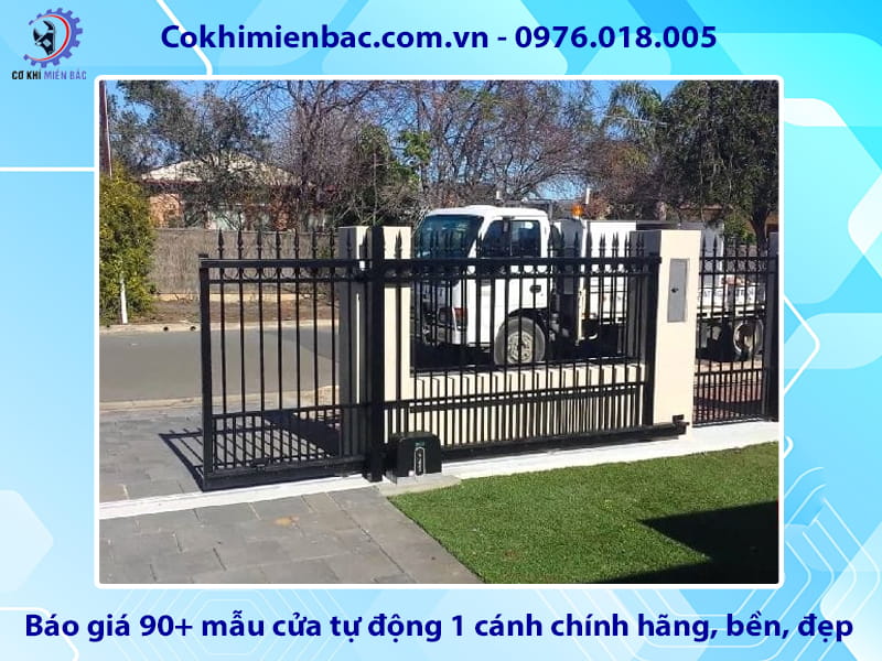 Báo giá 90+ mẫu cửa tự động 1 cánh chính hãng, bền, đẹp