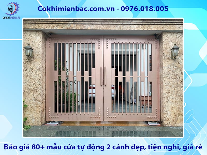 Báo giá 80+ mẫu cửa tự động 2 cánh đẹp, tiện nghi, giá rẻ