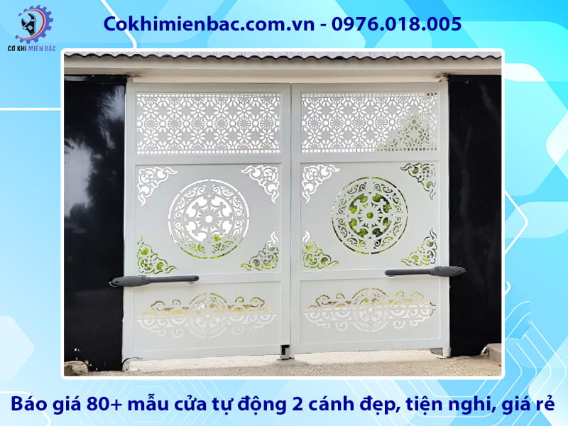 Báo giá 80+ mẫu cửa tự động 2 cánh đẹp, tiện nghi, giá rẻ