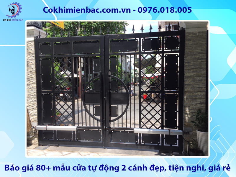 Báo giá 80+ mẫu cửa tự động 2 cánh đẹp, tiện nghi, giá rẻ