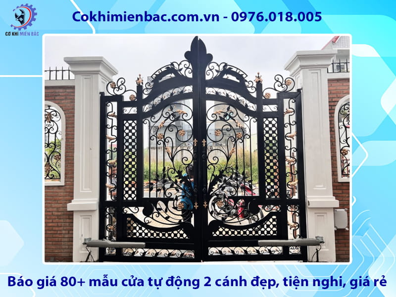Báo giá 80+ mẫu cửa tự động 2 cánh đẹp, tiện nghi, giá rẻ