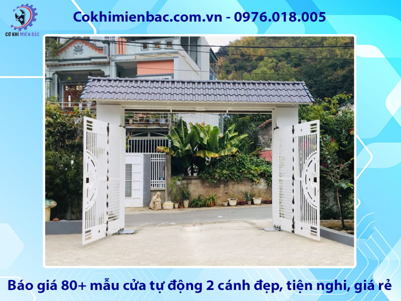 Báo giá 80+ mẫu cửa tự động 2 cánh đẹp, tiện nghi, giá rẻ
