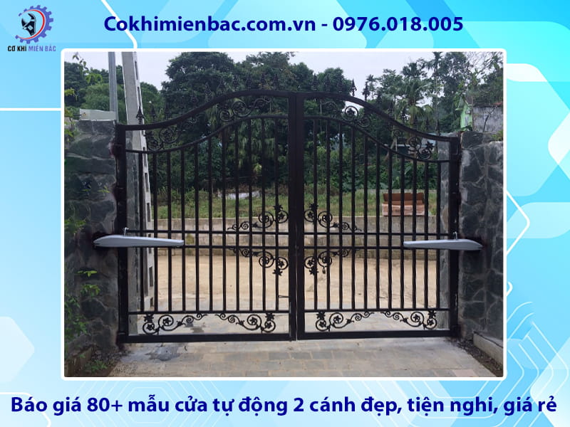 Báo giá 80+ mẫu cửa tự động 2 cánh đẹp, tiện nghi, giá rẻ