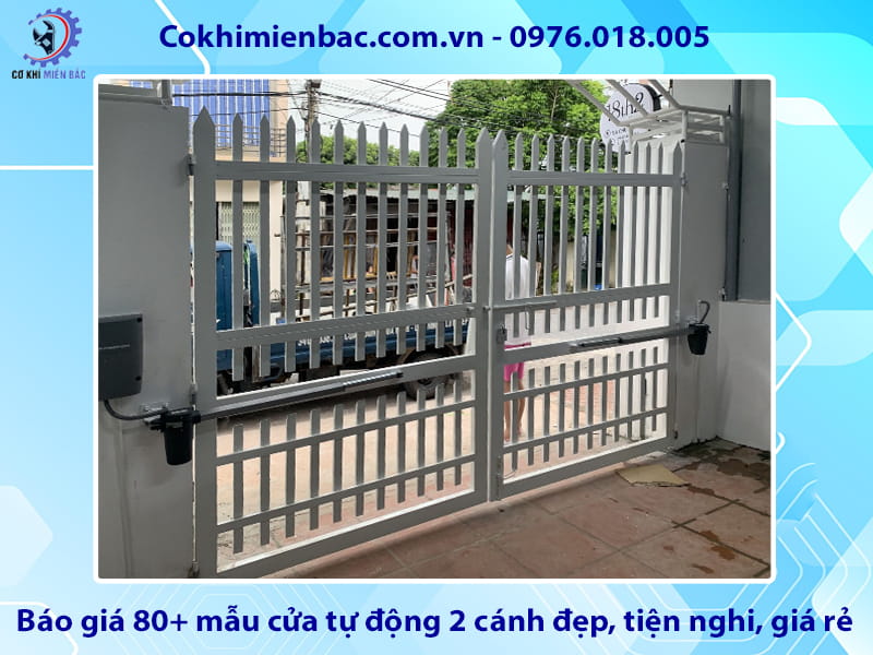 Báo giá 80+ mẫu cửa tự động 2 cánh đẹp, tiện nghi, giá rẻ