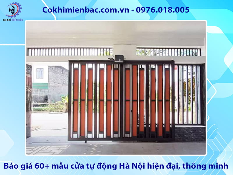 Báo giá 60+ mẫu cửa tự động Hà Nội hiện đại, thông minh, mới nhất