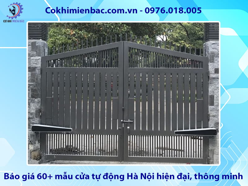 Báo giá 60+ mẫu cửa tự động Hà Nội hiện đại, thông minh, mới nhất