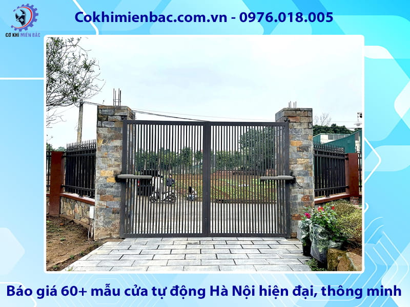 Báo giá 60+ mẫu cửa tự động Hà Nội hiện đại, thông minh, mới nhất
