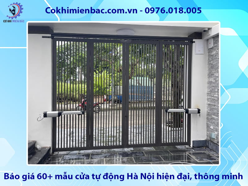 Báo giá 60+ mẫu cửa tự động Hà Nội hiện đại, thông minh, mới nhất