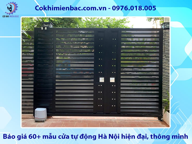 Báo giá 60+ mẫu cửa tự động Hà Nội hiện đại, thông minh, mới nhất