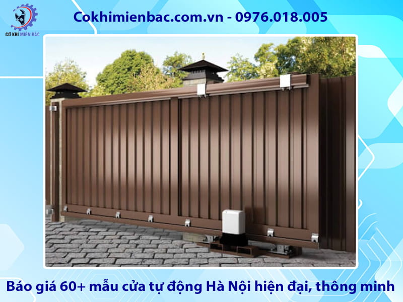 Báo giá 60+ mẫu cửa tự động Hà Nội hiện đại, thông minh, mới nhất