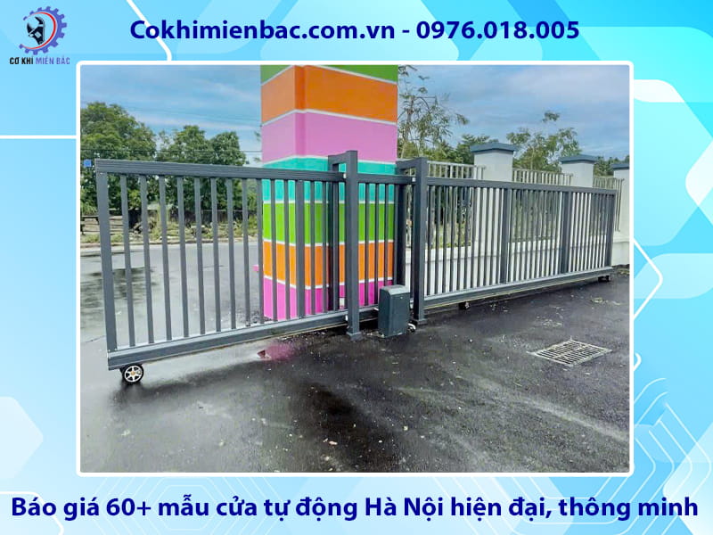 Báo giá 60+ mẫu cửa tự động Hà Nội hiện đại, thông minh, mới nhất