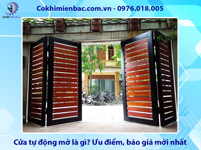 Cửa tự động mở là gì? Ưu điểm, báo giá mới nhất 2026