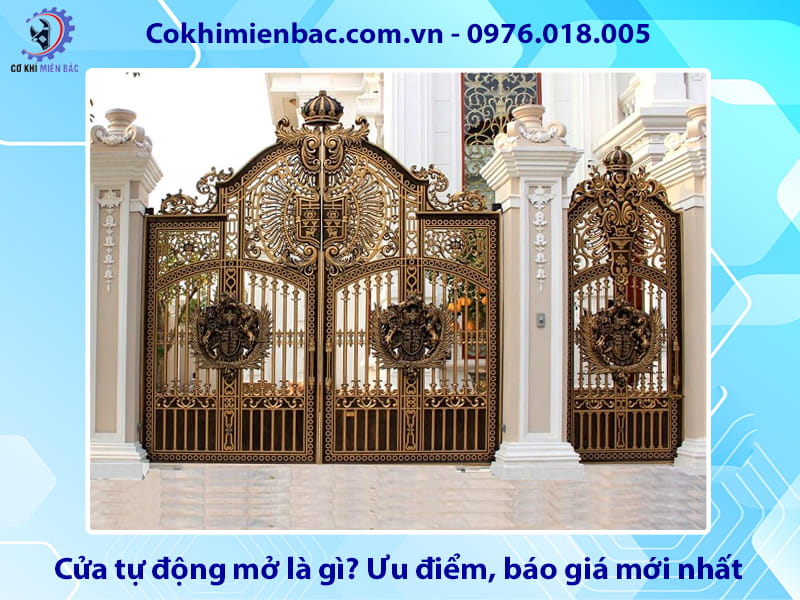 Cửa tự động mở là gì? Ưu điểm, báo giá mới nhất 2026