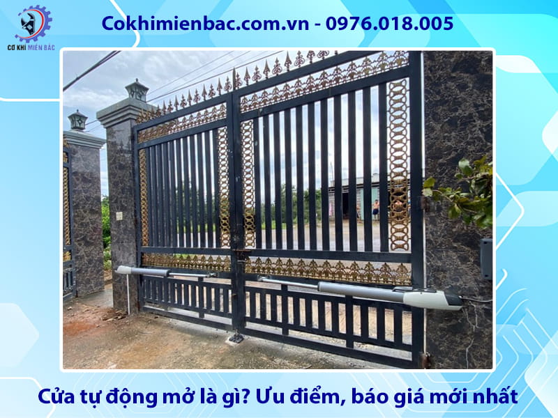 Cửa tự động mở là gì? Ưu điểm, báo giá mới nhất 2026