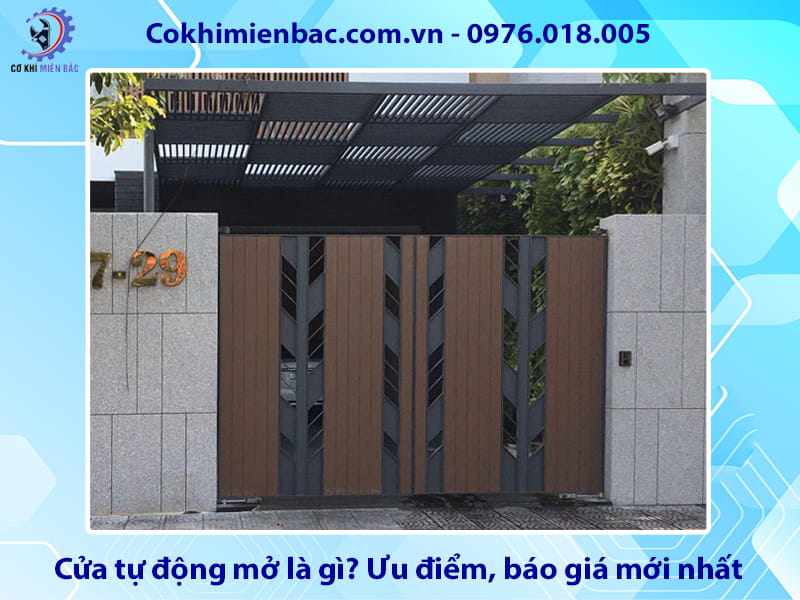 Cửa tự động mở là gì? Ưu điểm, báo giá mới nhất 2026