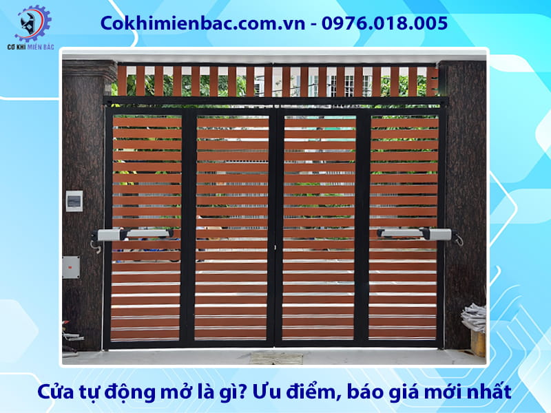 Cửa tự động mở là gì? Ưu điểm, báo giá mới nhất 2026