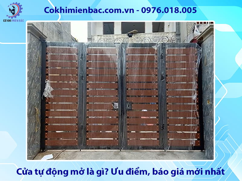 Cửa tự động mở là gì? Ưu điểm, báo giá mới nhất 2026