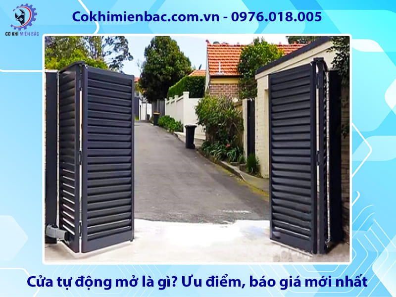 Cửa tự động mở là gì? Ưu điểm, báo giá mới nhất 2026