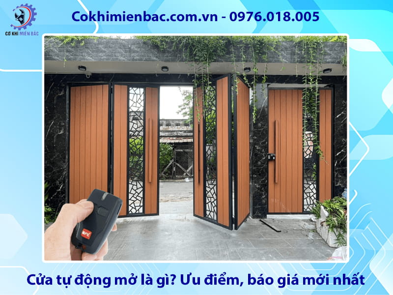 Cửa tự động mở là gì? Ưu điểm, báo giá mới nhất 2026