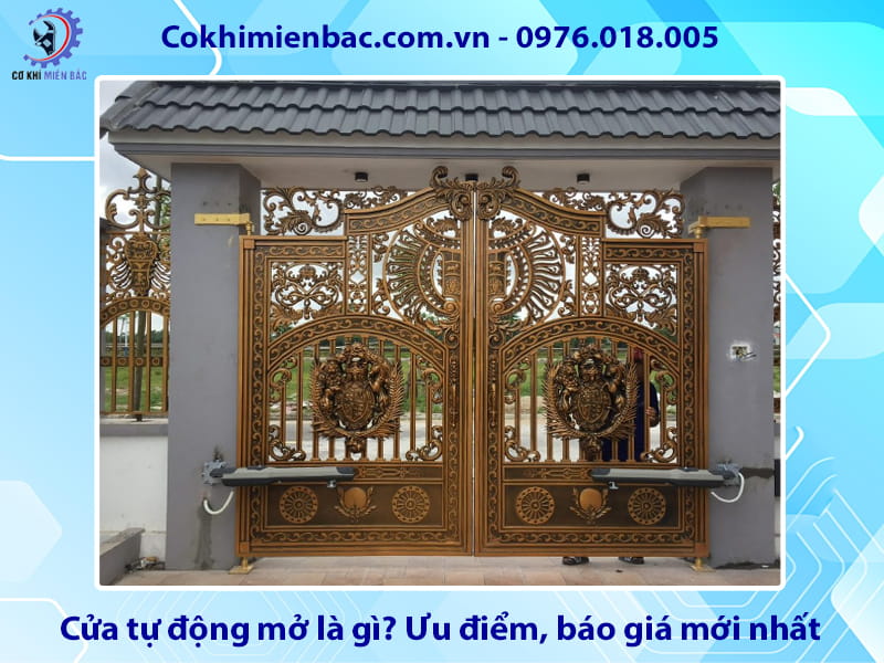 Cửa tự động mở là gì? Ưu điểm, báo giá mới nhất 2026