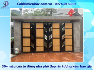 30+ mẫu cửa tự động nhà phố đẹp, ấn tượng kèm báo giá