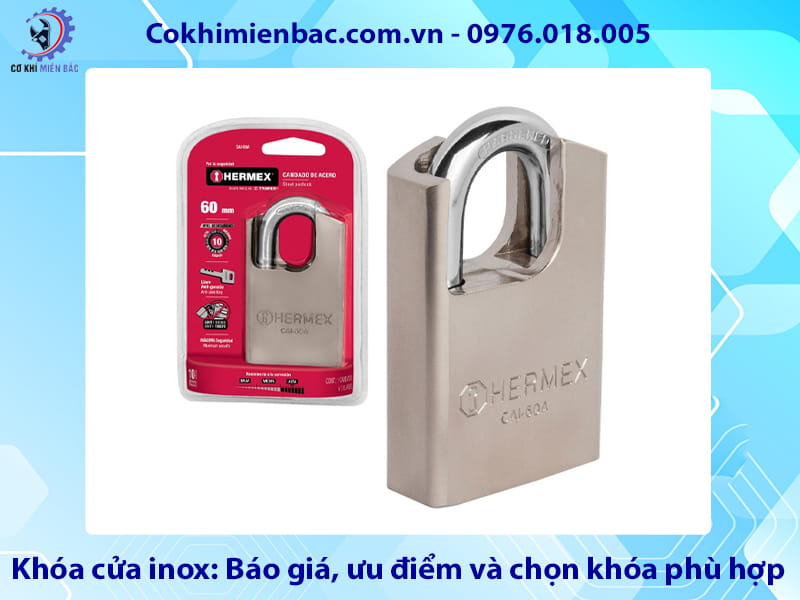 Khóa bấm inox Khóa bấm inox