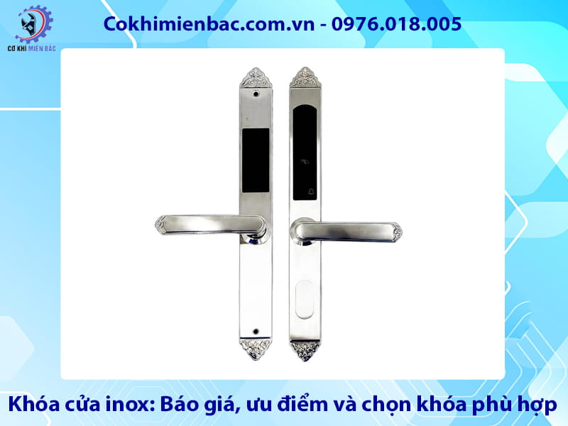 Khóa điện tử thân inox Khóa điện tử thân inox