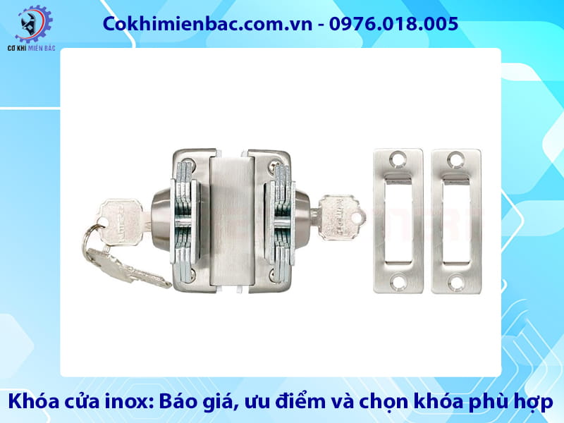 Khóa cửa inox 2 chiều (hai mặt) Khóa cửa inox 2 chiều (hai mặt)