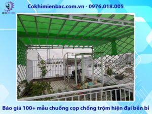 Báo giá 100+ mẫu chuồng cọp chống trộm hiện đại bền bỉ
