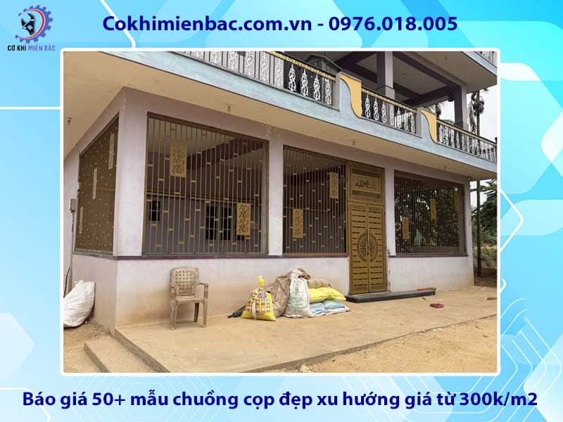 Báo giá 50+ mẫu chuồng cọp đẹp xu hướng giá từ 300k/m2
